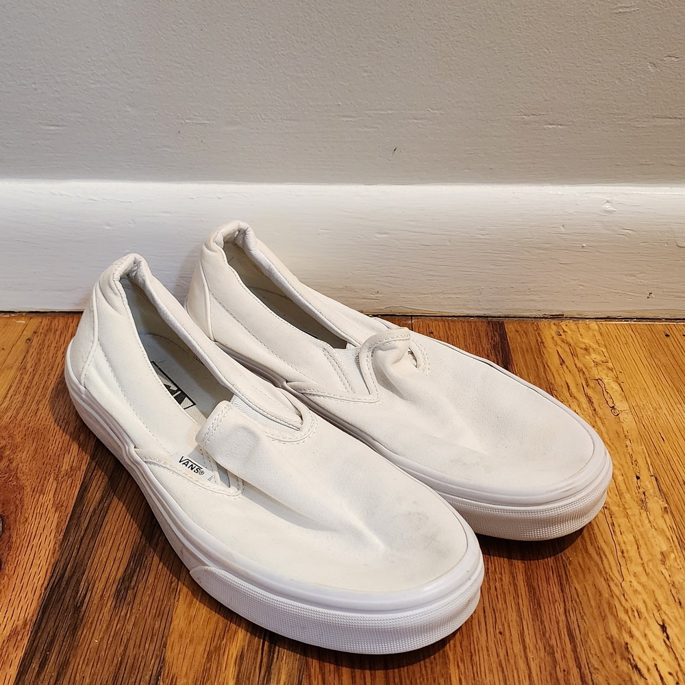 Vans Classic White Slip-On Shoes